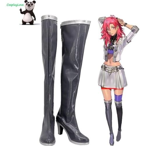 Fire Emblem: Three Houses indered Shadows Hapi Grey Cosplay Shoes Long Boots Leather CosplayLove For Halloween Christmas