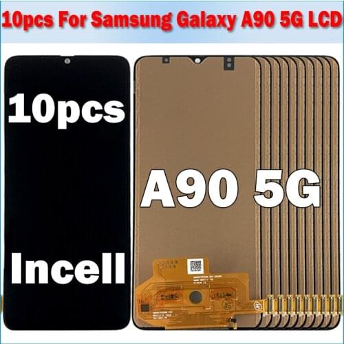 Wholesale 10 Piece For Samsung Galaxy A90 5G LCD Touch Screen Digitizer Assembly Replacement For Samsung A908 A908N A908B LCD