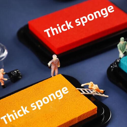 Retro 12 colors big size ink pad stamps stationery DIY crafts planner scrapbooking clear stamps for card making craft supplies