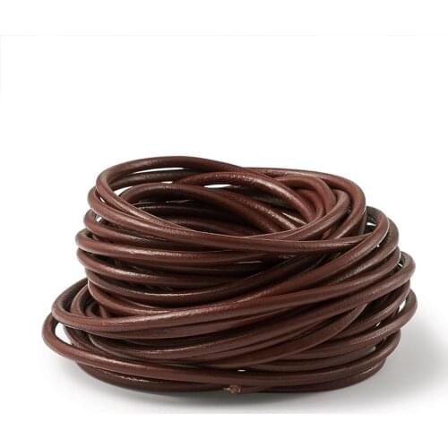 Cowhide Leather Cord Jewelry Beading Cord Making DIY Necklace Leather Wrap Bracelets Material Black Peru 1mm 2mm 3mm 4mm 100m
