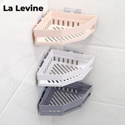 Bathroom Organizer Triangle Rack Kitchen Stuff Storage Rack Wall Mounted Shelf for Bathroom Storage Shelf Household Items