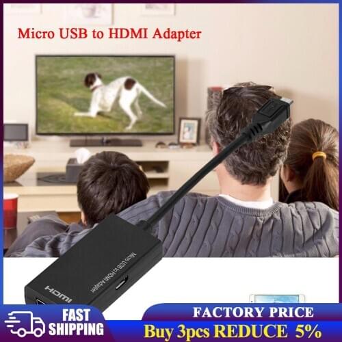 External Video Card Multi Monitor Adapter Micro USB 2.0 to HDMI Cable Adapter Converter for Samsung HTC LG Android Phone