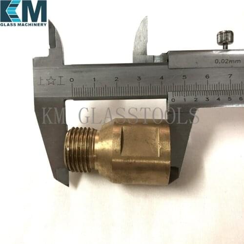 Drill sleeve conversion sleeve, Adapter for Belgium thread Mount-YG 1/2'', Material: copper, Length: 45mm
