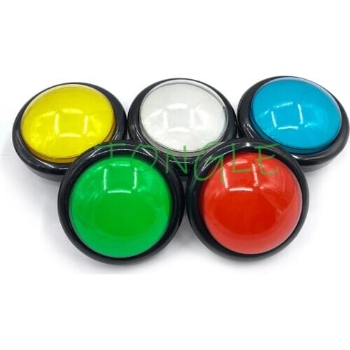 10 pcs 100mm Push Button Arcade Button Start button Led Micro Switch Momentary Illuminated 12v Power Button Switch