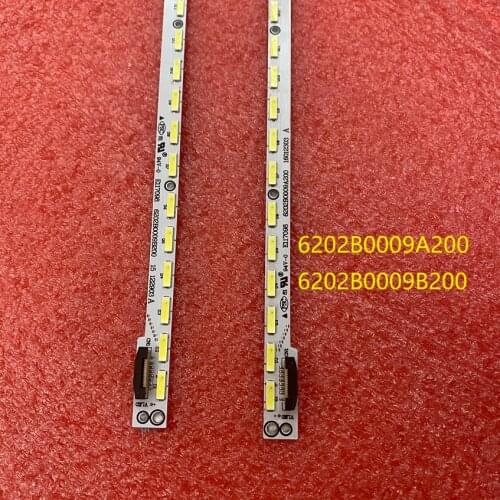 2 Pieces/lot LCD-6553A V650DJ4-KS5 LED strip 6202B0009A200 6202B0009B200 72 LEDs 716MM
