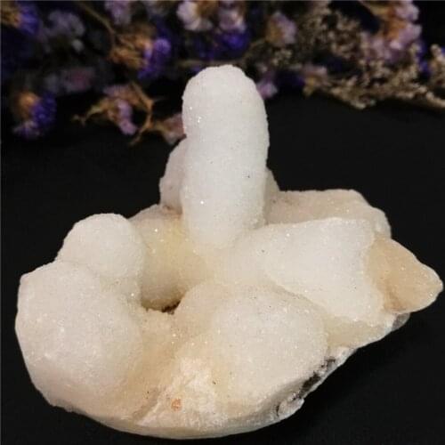 280-680g Natural white crystal cluster healing quartz raw minerals chakra apophylite specimen gem stones for home decor gift