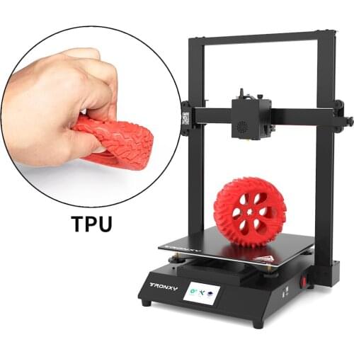 Tronxy XY3 PRO V2 300 x300mm open source direct Extruder Flexible Material TPU Double Z axis Silent guide rail pulley 3D Printer