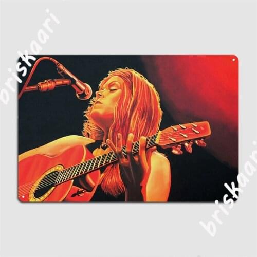 Beth Hart Painting Metal Signs Wall pub Wall Design Painting Décor Tin sign Posters
