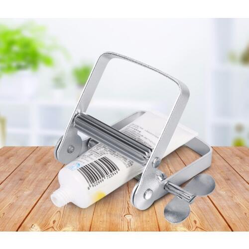 Creative Tube Squeezer Toothpaste Squeezer Aluminum Tooth Paste Dispenser Tool High Quality Sliver Bathroom Supplies