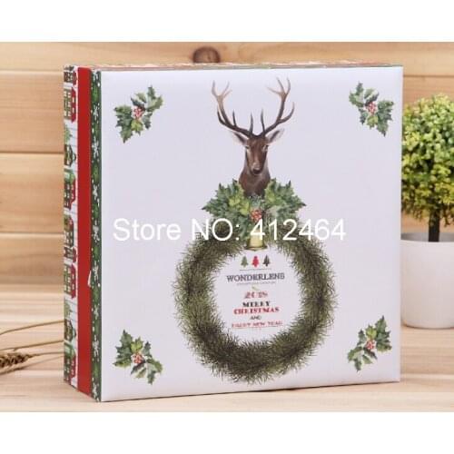 Matte Lamination Gift Box lid and base rigid paper custom packaging with black foam insert and postcard ( GF-053)