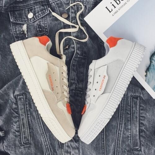 Board Shoes Mens 2020 Summer New Fashion Casual Shoes All-match Student Shoes Outdoor Skateboarding Shoes Trend Mens Shoes