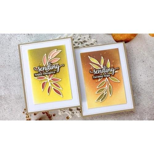 New Leaf strip decoration metal Cutting Dies Stencils DIY Scrapbooking Paper/photo Cards Embossing Dies