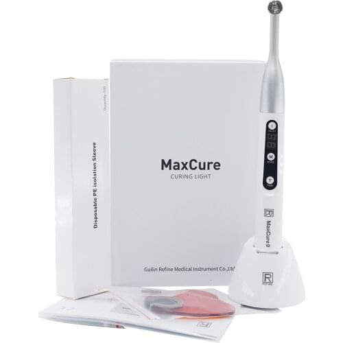 Orthodontic Instruments Dental Blue LED Curing Light 1 Second Curing Lamp MaxCure 9 / Dental Composite Resin Veneer