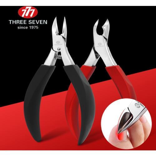 THREE SEVEN/777 Professional Cuticle Scissors/Pliers/ Pushers Nail Clippers Trimmers Stainless Steel Pedicure Manicure Care Tool