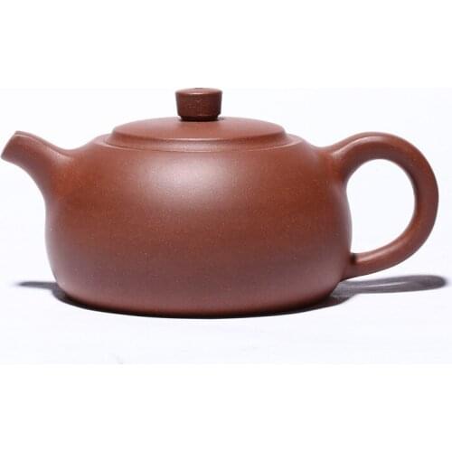 Yixing Purple Clay Pot Raw Ore Purple Clay Half Moon Pot Handmade Kung Fu Tea Set Teapot Gift Household Teapot Chinese Teapot