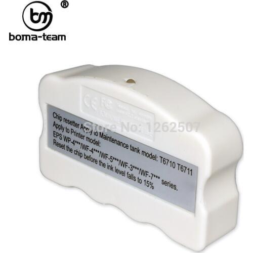 T6710 T6711 Maintenance Tank Chip Resetter For Epson WP-4025 WP-4015 WP-4515 WP-4525 WP-4535 WP-4545 WF-7610 WF-7110 WF3620 3640