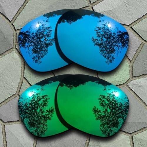 Sky Blue&Jade Green Sunglasses Polarized Replacement Lenses for Oakley Garage Rock