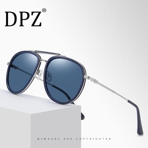 New classic brand design Aviation mens polarized sunglasses double beam big frame frog mirror women fashion UV400 sunglasses