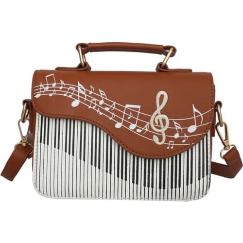 M68C Piano Shoulder Bag Fashion Handbags Women Crossbody Bags Ladies Top-handle Sling Satchel Tote Purse