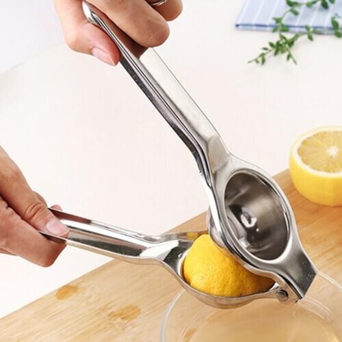High quality Lemon Juicer Squeezer Garlic Press Hand Manual Stainless Steel Presser Kitchen Cooking Tool