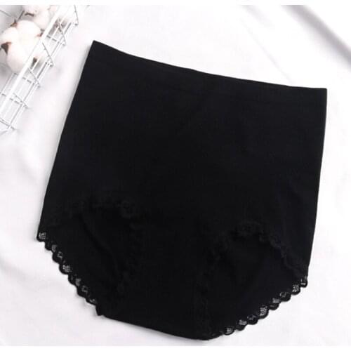 Womens High-Waisted Honeycomb Belly Shaping Panties Hip Shaping Briefs