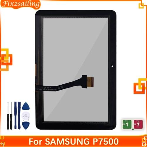 10.1"New P7500 TouchScreen For Samsung Galaxy Tab GT-P7500 P7510 P7501 Touch Screen Panel Digitizer Sensor Lcd Front Glass Lens