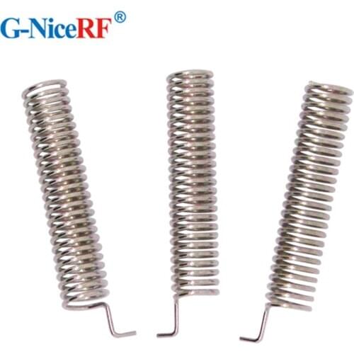 5pcs/pack 433MHz Nickel-Plated Spring Antenna SW433-TH32DN