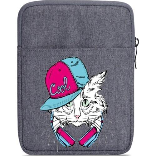 Liner Sleeves cute print Zipper Sleeve Bag Case For tolino vision shine 2 3 4 HD 6'' ereader Pouch bag Handbag Protective Case