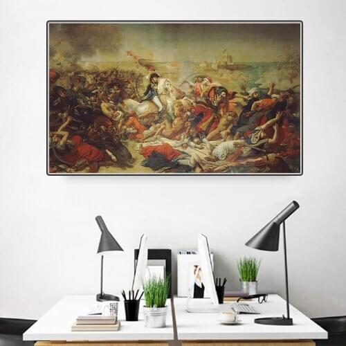 Citon Antoine-Jean Gros《Battle of Aboukir, July 25, 1799》Canvas Oil Painting Artwork Picture Modern Wall Decor Home Decoration