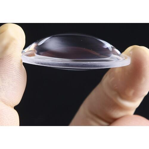 Diameter 48mm Focal length 70mm PMMA Plano-convex LED Lens