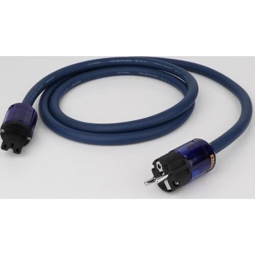 Hi End Furukawa PCOCC Audio Mains Power Cable Cord With Rhodium Plated EU/US Power Plug Cable