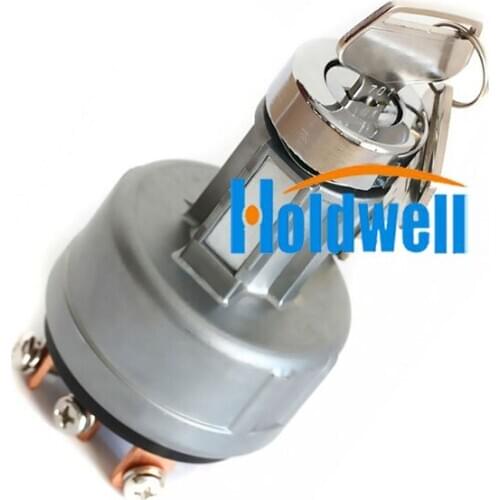 Holdwell Ignition Switch 885081070 for Komatsu Skid Steer Loader CK20 CK25 CK30 SK09J SK714 SK815