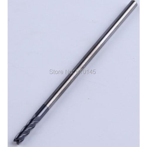 HRC55 key machine drill bits 4*100L*4F coating tungsten steel milling key cutter locksmith supplies