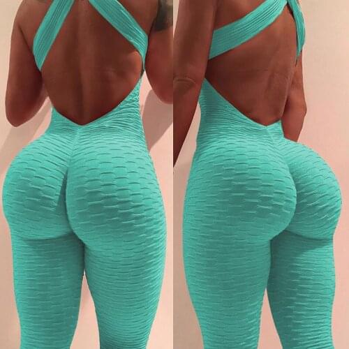 Sports Outfit Sets Woman Fitness Equipment Yoga Jumpsuit Seamless Suit Tights Legging Exercise Jogging For Woman Sexy Clothing