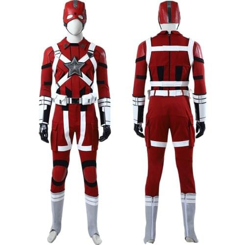 Movie Widow Cosplay Costume Red Guardian Battle Bodysuit With Accessories Halloween Party Cool Outfit