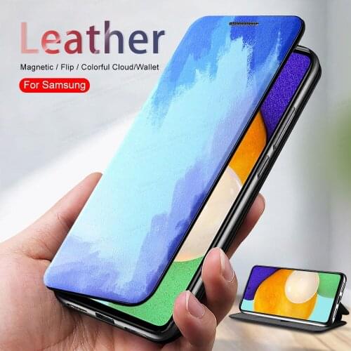 Leather Flip Magnetic Case For Samsung Galaxy A52 A32 A72 A 32 72 52 A526B A726B A326B A525F A325F Stand Card Wallet Cover Coque