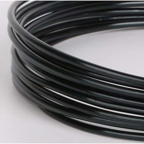 1/1.5/2/2.5/5mm Black Color Soft Aluminium Wire Beading Wire Cord For Bracelet Necklace Jewelry Making DIY Accessories