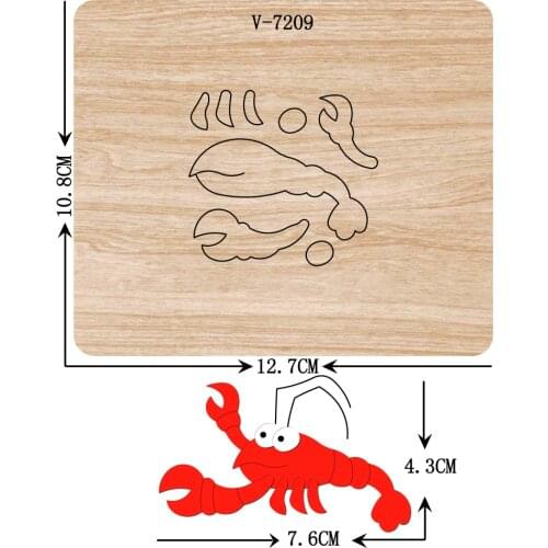 New wooden dies cutting dies for scrapbooking Multiple sizes V-7209