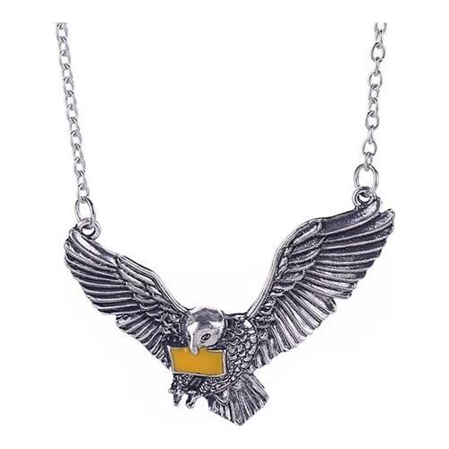 Wholesale HP Ravenclaw Hydes Pigeon Necklace Vintage Antique Silver Pendant Necklace For Women&Men Free Shipping 20pcs/lot
