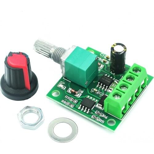 DC 1.8V 3V 5V 6V 12V 2A PWM Motor Speed Controller Low Voltage Motor Speed Controller PWM 0~100% Adjustable Drive Module