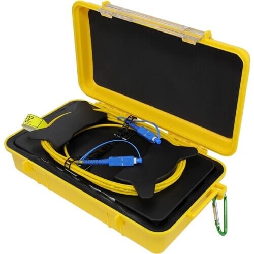 SC/UPC-SC/UPC OTDR Dead Zone Eliminator Fiber Rings Fiber Optic OTDR Launch Cable Box 500M 1Km 2Km SM 1310/1550nm