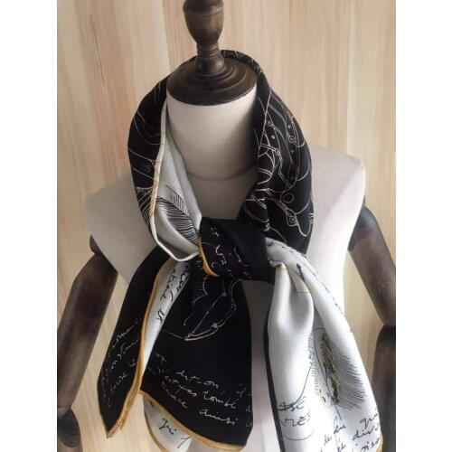 2021 new arrival autumn winter black horse 140*140 cm colorful scarf 65% cashmere 35% silk scarf wrap for women lady girl