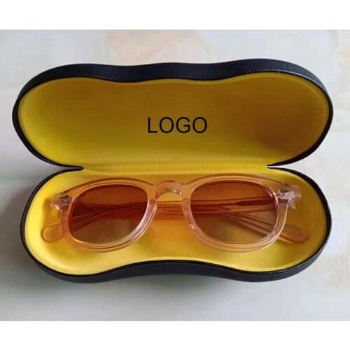 Sunglasses Woman Johnny Depp Polarized Sun Glasses Pink Lens Brand Designer Vintage Acetate Glasses Frame Driver Shade Female