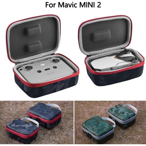 Storage Bag for DJI Mavic Mini 2 Camouflage Pattern Handbag Portable Bag Remote Control Storage Box Drone Accessory
