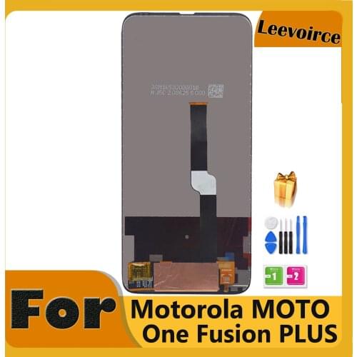 Original 6.5" For Motorola Moto One Fusion Plus LCD Display Touch Screen Digitizer Assembly For Moto One Fusion + Display + Tool