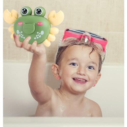 1PC New Cartoon Bath Toys Animal Crab Classic Baby Water Toy Funny Pull Back Animal Clockwork Toy Children Gift Inertia Car Toy