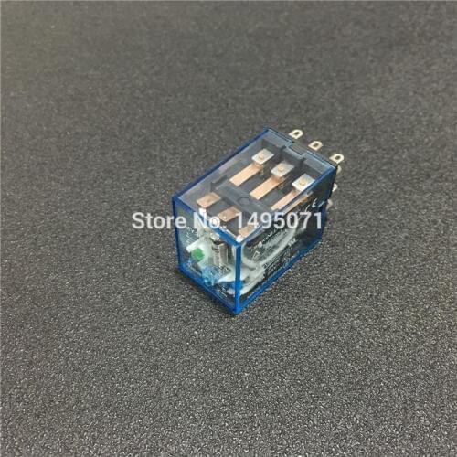 1pcs MY3NJ 12V DC 24V DC 110V AC 220V AC Coil Power Relay Miniature General Purpose Relays 11 Pins 3NO 3NC 5A MY3N-J HH53P