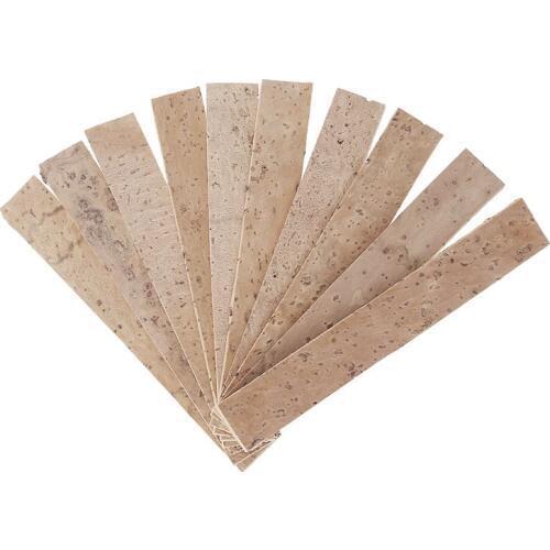 10Pcs/Set Bb Clarinet Neck Joint Cork Sheet Musical Instruments Parts