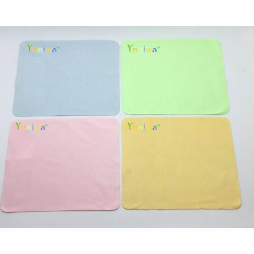 20pcs/lot High quality 4color blue green pink yellow glasses cloth camera cloth lens cloth cleaning cloth camera clean