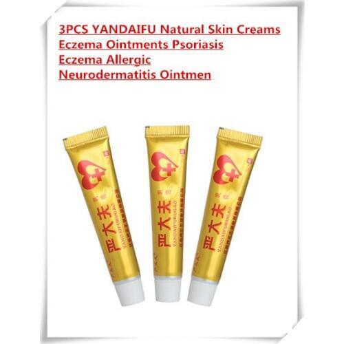 3PCS YANDAIFU Natural Skin Creams Eczema Ointments Psoriasis Eczema Allergic Neurodermatitis Ointmen